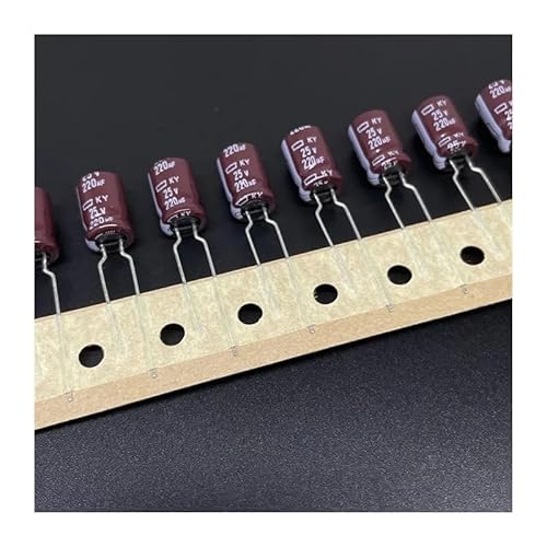 10pcs 220uF 25V220UF Series 8x12mm Low Impedance 25V220uF Aluminum Electrolytic Capacitor Capacitance Meters 10pcs 220uF 25V220UF Series 8x12mm Low Impedance 25V220uF Aluminum Electrolytic Capacitor Capacitance Meters von LOFWSGPRX