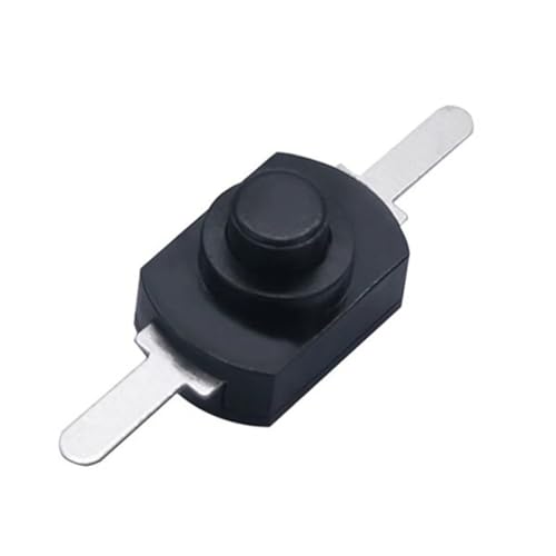 10pcs DC 30V 1A Black On Off Push Button Switch for Torch von LOFWSGPRX