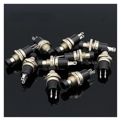10pcs NO Normally Open Momentary Spring Push Button Switches Black 10pcs NO Normally Open Momentary Spring Push Button Switches Black von LOFWSGPRX
