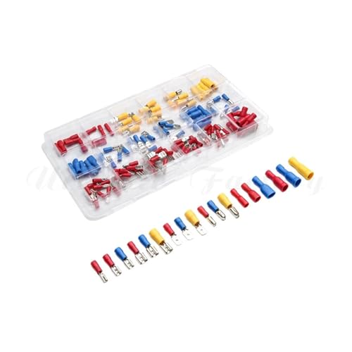 120Pcs/Set Electrical Wire Crimp Terminals Assorted Insulated Cable Connectors Kit Set 22-10AWG von LOFWSGPRX