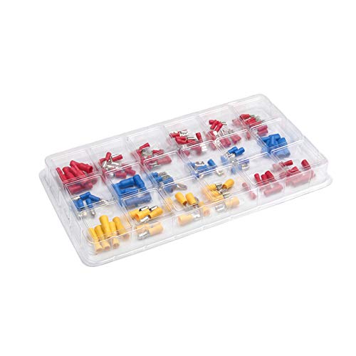 120pcs Insulated Spade Crimp Terminal Female Male Connector For Wire Crimping Quick Butt Cable Terminal Connector 22-10AWG 120pcs Insulated Spade Crimp Terminal Female Male Connector For Wire Crimping Quick Butt Cable Terminal Connector 22-10AWG von LOFWSGPRX