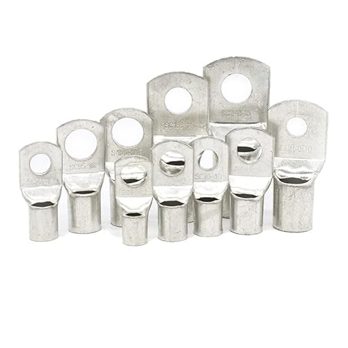 120pcs SC Type Wire Nose Terminal SC6-SC25 Copper Battery Block Lugs Hole Crimp Cable End Connector Cable Shoes Lugs 120pcs SC Type Wire Nose Terminal SC6-SC25 Copper Battery Block Lugs Hole Crimp Cable End Connector Cable Shoes Lugs von LOFWSGPRX