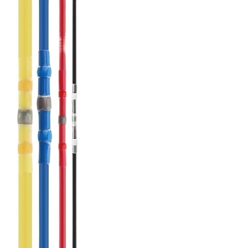 120pcs Solder Seal Wire Connector Heat Shrink Sleeves Electrical Wire Crimp Terminals Connectors Butt Splices von LOFWSGPRX