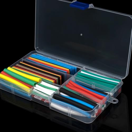 140 PCS Heat Shrink Tube 2:1 Ratio Wire 2 3 4 5 6 8 10mm Diameter Heat shrink Tubing Sleeving Wrap Wire Connector Repair 140 PCS Heat Shrink Tube 2:1 Ratio Wire 2 3 4 5 6 8 10mm Diameter Heat shrink Tubing Sleeving Wrap Wire Connector Repair von LOFWSGPRX