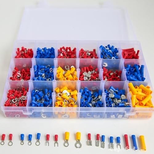 1400pcs Anti Corrosion Assorted Solid Crimping Electrical Wire Connectors Copper Terminal Set Automobiles Tool Insulated 1400pcs Anti Corrosion Assorted Solid Crimping Electrical Wire Connectors Copper Terminal Set Automobiles Tool Insulated von LOFWSGPRX