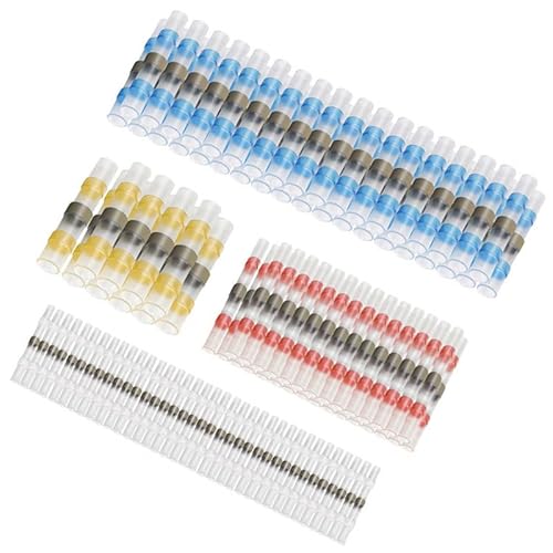 150pcs Solder Seal Wire Connectors Heat Shrink Insulated Electrical Wire Terminals Butt Splice Cable Crimp Waterproof Automobile 150pcs Solder Seal Wire Connectors Heat Shrink Insulated Electrical Wire Terminals Butt Splice Cable Crimp Waterproof Automobile von LOFWSGPRX