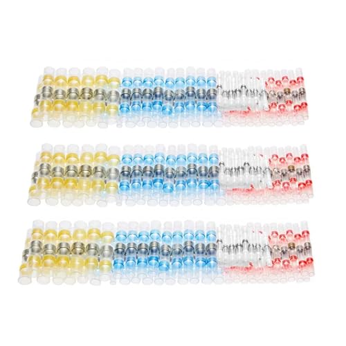 165PCS Heat Shrink Wire Connectors Seal Solder Sleeves Insulated Butt Electrical Cable Terminals Connector Kit von LOFWSGPRX