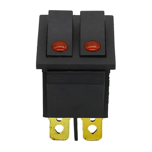 1PCS Rocker switch cat-eye two gang double von LOFWSGPRX