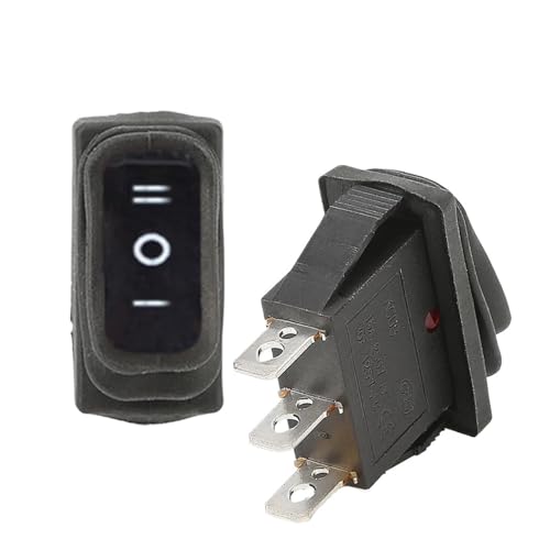 1Pcs KCD3 Rocker Light Switch ON-OFF-ON 3 Pin 220V without light black 1Pcs KCD3 Rocker Light Switch ON-OFF-ON 3 Pin 220V without light black von LOFWSGPRX