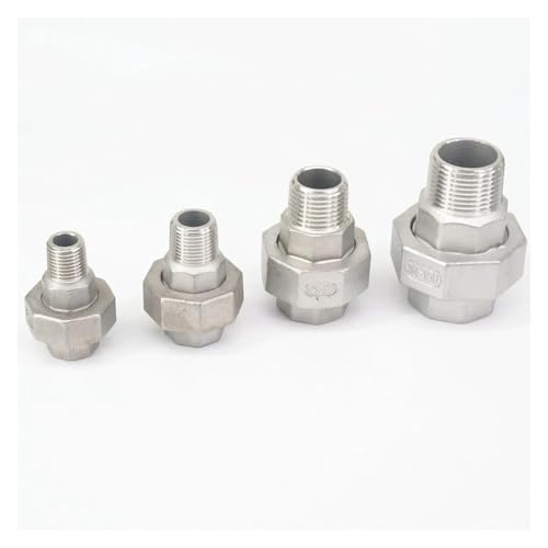 1pc 1" BSP Female To Male 304 Stainless Socket Union Pipe Fitting Connector von LOFWSGPRX
