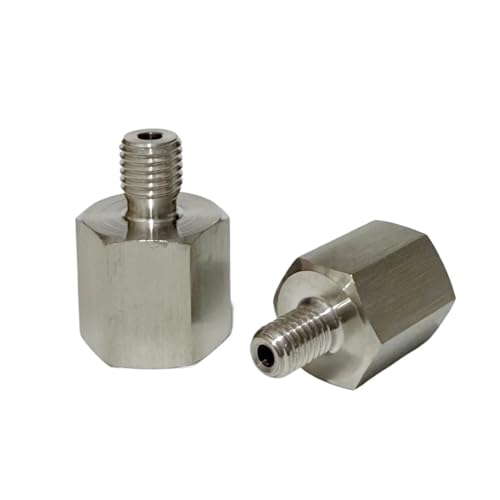 1pc M14x1.5 Metric Female To 1/4" BSPP Male 304 Stainless Steel High Pressure Pipe Fitting 1pc M14x1.5 Metric Female To 1/4" BSPP Male 304 Stainless Steel High Pressure Pipe Fitting von LOFWSGPRX