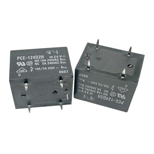1pc PCE-124D2H (4123C-12V/24V-10A) Relay 5 pins Industrial Electrical Relays von LOFWSGPRX