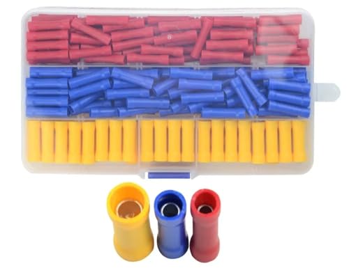 200 PCS Insulated Straight Wire Butt Splice Terminals Electrical Crimp Connector Assortment Kit 200 PCS Insulated Straight Wire Butt Splice Terminals Electrical Crimp Connector Assortment Kit von LOFWSGPRX