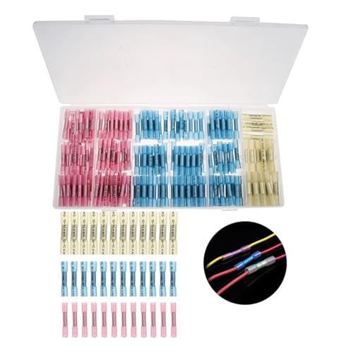 200 Pcs Heat Shrink Butt Connectors Electrical Wire Splice Cable Crimp Terminals Connectors 0.5-6.0mm2 Kit 3Sizes 200 Pcs Heat Shrink Butt Connectors Electrical Wire Splice Cable Crimp Terminals Connectors 0.5-6.0mm2 Kit 3Sizes von LOFWSGPRX