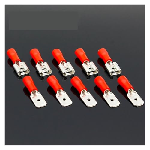 200PCS 6.3mm Female Male Spade Insulated Electrical Crimp Terminal Connectors Cable Terminals 200PCS 6.3mm Female Male Spade Insulated Electrical Crimp Terminal Connectors Cable Terminals von LOFWSGPRX