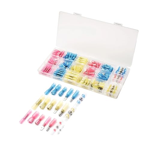 200PCS Assorted Heat Shrink Connectors Butt Spade Crimp Terminals Solder Sleeving 200PCS Assorted Heat Shrink Connectors Butt Spade Crimp Terminals Solder Sleeving von LOFWSGPRX