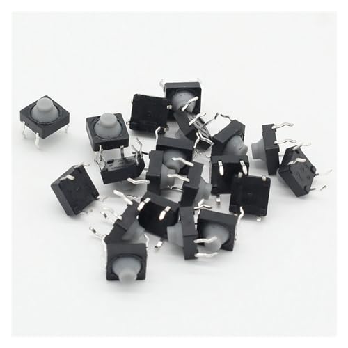 20pcs/lot 8x8x5MM 4PIN G77 Conductive Silicone Soundless Tactile Tact Push Button Switch Self-reset 20pcs/lot 8x8x5MM 4PIN G77 Conductive Silicone Soundless Tactile Tact Push Button Switch Self-reset von LOFWSGPRX