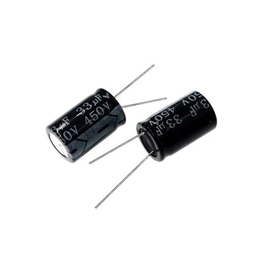 2PCS 33uF 450V 33MFD 450WV Aluminum Electrolytic Capacitor 16 * 25mm Radial 33mf450v 33uf450v 450v33mf 450v33uf Capacitance Meters von LOFWSGPRX