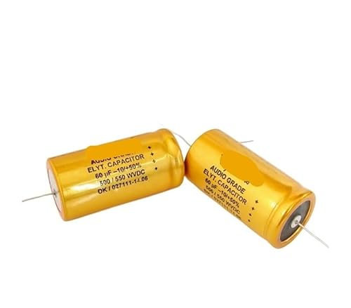 2pcs/lot 60uf 500v 25X49MM Electrolytic capacitor Capacitance Meters von LOFWSGPRX