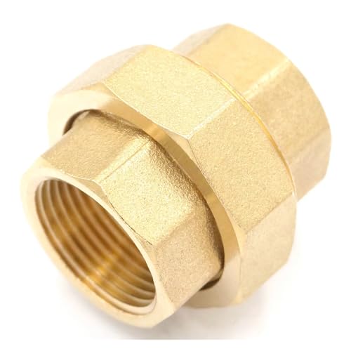 3/4" BSP Female Thread Brass Pipe Union Connector Coupling Plumbing Fittings Water Air Fuel Oil von LOFWSGPRX