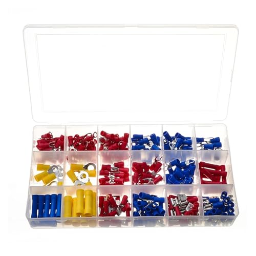 300pcs Electrical Wire Crimp Terminals Kit Insulated Terminator Spade Butt Connectors Assorted terminales Set 300pcs Electrical Wire Crimp Terminals Kit Insulated Terminator Spade Butt Connectors Assorted terminales Set von LOFWSGPRX
