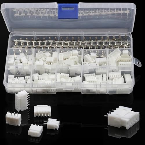 350pcs 2-6Pin Male&Female Cable Header Adapter 2.54mm White Wire Housing Header Pin Jumper Connector Terminal with Box von LOFWSGPRX