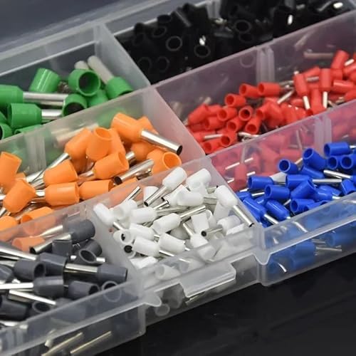 400Pcs Wire Insulated Terminator VE Crimp Terminals Block Cord End Connector Electrical Tube Terminal 400Pcs Wire Insulated Terminator VE Crimp Terminals Block Cord End Connector Electrical Tube Terminal von LOFWSGPRX