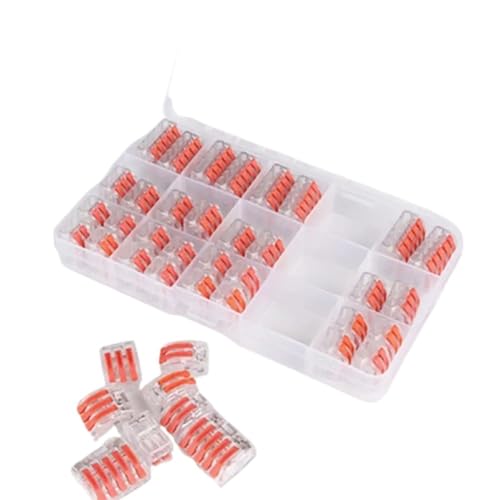 40Pcs Quick Terminal Electrician Wire To Wire Clips Junction Connector von LOFWSGPRX