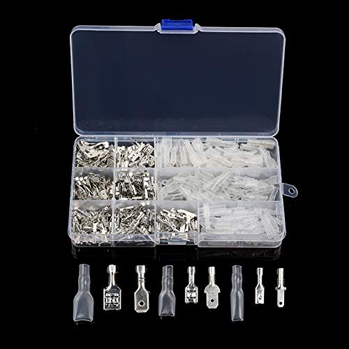 450pcs 2.8/4.8/6.3mm Terminals Insulated Seal Electrical Wire Connectors Crimp Terminal Connector Assortment Kit 450pcs 2.8/4.8/6.3mm Terminals Insulated Seal Electrical Wire Connectors Crimp Terminal Connector Assortment Kit von LOFWSGPRX