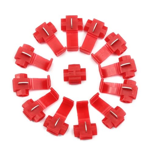 50Pcs Red Lock Wire Electrical Cable Connector Insulated Quick Splice Terminals Crimp For Car Electrical Crimp Cable Snap 50Pcs Red Lock Wire Electrical Cable Connector Insulated Quick Splice Terminals Crimp For Car Electrical Crimp Cable Snap von LOFWSGPRX