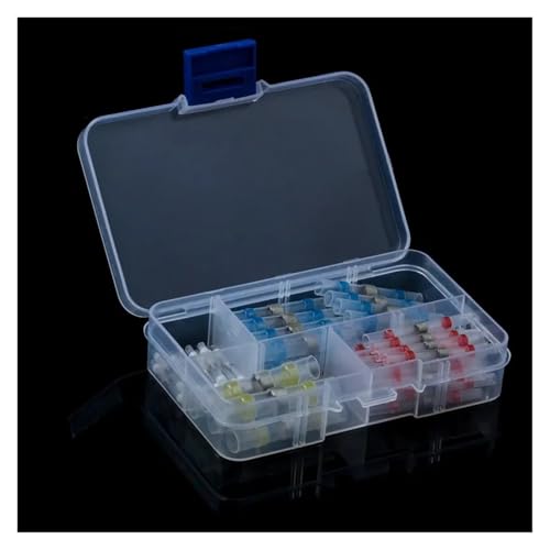 50Pcs Solder Seal Heat Shrink Butt Terminals Soldering Sleeve Electrical Wire Cable Connectors Kit 22-10 AWG von LOFWSGPRX