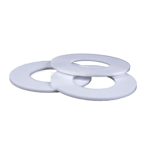 50pc 10x5x2mm PTFE Flat Washer Gaskets Spacer Insulation Sealing Ring Strip von LOFWSGPRX