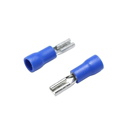 50pcs 2.8mm Crimp Terminal 2.8 Female Pre-insulated Electrical Connectors for 16AWG - 14AWG Wire /1.5-2.5mm2 Cable IMax=15A von LOFWSGPRX