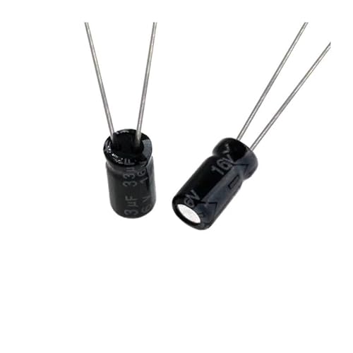 50pcs 33uF 16V 33MFD 16Volt 4 * 7mm Aluminum Electrolytic Capacitor Radial 33mf16v 33uf16v 16v33mf 16v33uf Capacitance Meters von LOFWSGPRX