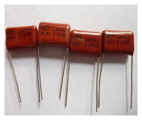50pcs CBB 474 250V 474J CL21 0.47uF 470nF P15 Metallized Polypropylene Film Capacitor Capacitance Meters von LOFWSGPRX