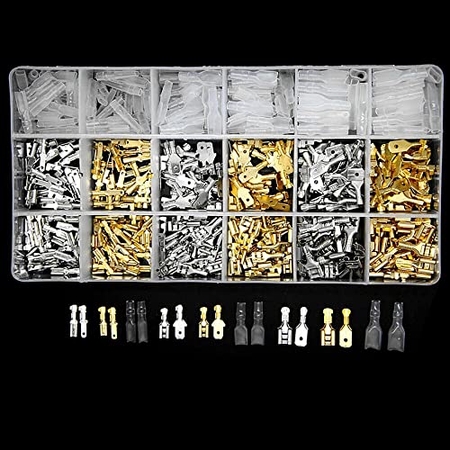 540Pcs 2.8/4.8/6.3mm Insulated Crimp Terminals Assortment Kit Seal Electrical Wire Connectors Crimp Terminal Connector 540Pcs 2.8/4.8/6.3mm Insulated Crimp Terminals Assortment Kit Seal Electrical Wire Connectors Crimp Terminal Connector von LOFWSGPRX