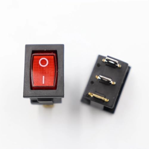 5Pcs boat switch KCD1-103 3feet 2 files with red lights 220V Rocker power 15 * 21MM 3pin With light 5Pcs boat switch KCD1-103 3feet 2 files with red lights 220V Rocker power 15 * 21MM 3pin With light von LOFWSGPRX
