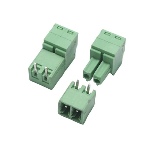 5pcs 2Pin Pluggable Terminal Block 2P Bend Pin PTB + jack for 22-14AWG Wire Male Female PCB Splice Connector 10A von LOFWSGPRX