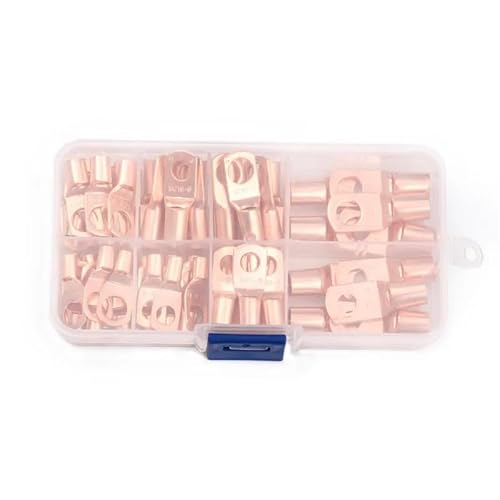 60PCS SC6-25 Copper Lug Ring Wire Connectors for Battery Cable Wire Crimp Terminal For Battery von LOFWSGPRX