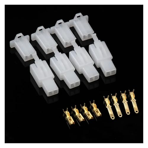 60Pcs 2.54mm Connector Set Electrical Cable Jumper Wire Pin Header Housing Male/Female 2Pin Terminal Connector Kit von LOFWSGPRX