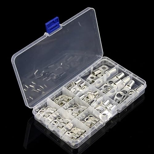 70pcs Copper Lug Ring Wire Connectors Cable Crimp Terminal SC25-8 SC25-6 SC16-8 SC16-6 SC10-8 SC10-6 SC6-8 SC6-6 70pcs Copper Lug Ring Wire Connectors Cable Crimp Terminal SC25-8 SC25-6 SC16-8 SC16-6 SC10-8 SC10-6 SC6-8 SC6-6 von LOFWSGPRX