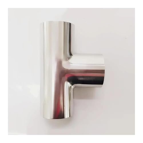 89mm 3.5" Pipe OD Butt Welding Tee 3 Way SUS 316L Stainless Steel Fitting Spliter Homebrew Beer Wine von LOFWSGPRX