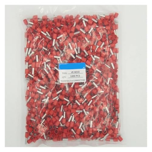 E6010 Bootlace Ferrules crimp terminal For 6.0mm AWG12 10mm length of Pin terminales electricidad von LOFWSGPRX