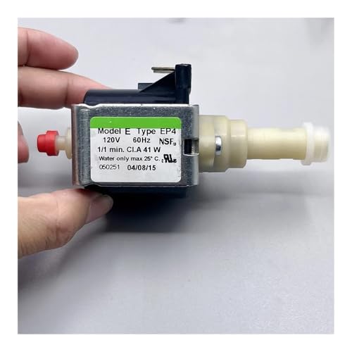 EP4 AC 120V Solenoid Vibratory Pump Electromagnetic Pump Coffee Machine Water Pump Plunger Pump High Pressure Flow 50cc/min Motor Drivers von LOFWSGPRX