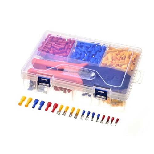 Electrical Crimping Plier Hand Tool Set 0.5-6mm2 & 900PCS Wire Insulation Connector Terminal Spade Butt Connectors Kit Electrical Crimping Plier Hand Tool Set 0.5-6mm2 & 900PCS Wire Insulation Connector Terminal Spade Butt Connectors Kit von LOFWSGPRX