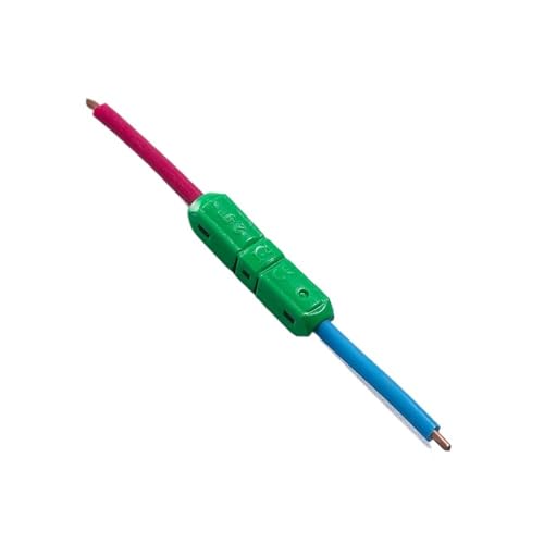 I-4 100PCS I Way Electrical Wire Connectors Single Way Straight Connection Quick Splice 14awg 2.5mm2 with No Stripping of Wires I-4 100PCS I Way Electrical Wire Connectors Single Way Straight Connection Quick Splice 14awg 2.5mm2 with No Stripping of Wires von LOFWSGPRX