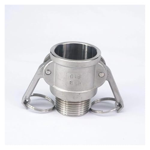 LOFWSGPRX 1" BSP Male Thread 304 Stainless Steel Type B Socket Camlock Fitting Cam and Groove Coupler LOFWSGPRX 1" BSP Male Thread 304 Stainless Steel Type B Socket Camlock Fitting Cam and Groove Coupler von LOFWSGPRX