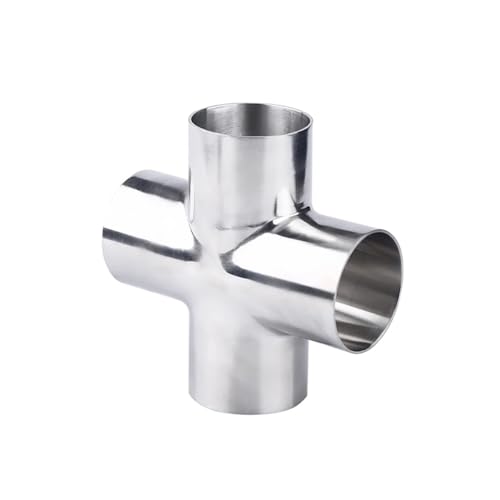 LOFWSGPRX 1" Welding OD 25mm Cross Tee 4 Way Pipe Fitting Stainless Steel 304 LOFWSGPRX 1" Welding OD 25mm Cross Tee 4 Way Pipe Fitting Stainless Steel 304 von LOFWSGPRX