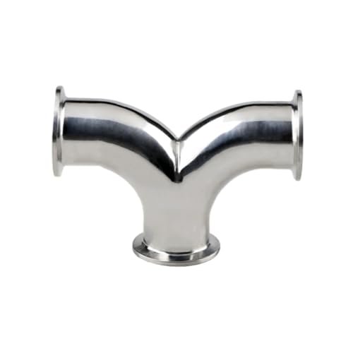 LOFWSGPRX 3/4" Stainless Steel 304 Tri Clamp OD 50.5mm Tee 3 Way Bend Y Type Shape Pipe Fitting LOFWSGPRX 3/4" Stainless Steel 304 Tri Clamp OD 50.5mm Tee 3 Way Bend Y Type Shape Pipe Fitting von LOFWSGPRX