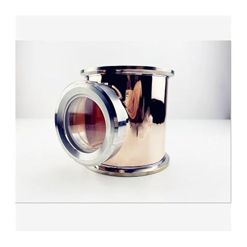 LOFWSGPRX 6" (152mm) OD166.7 Copper Sight Glass Union Tri-Clamp Tee 6"*6"*3" Lens Column for Homebrewing,Length 160mm von LOFWSGPRX
